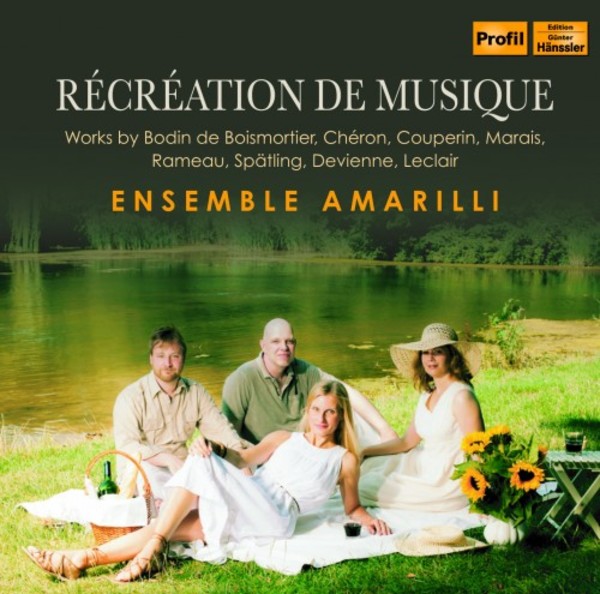 Recreation de musique - Works by Boismortier, Cheron, Couperin, Marais, Rameau, Spatling, Devienne & Leclair | Haenssler Profil PH15033