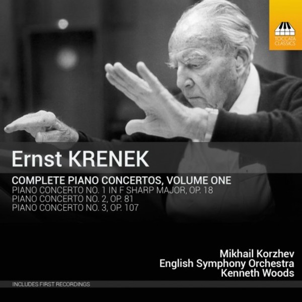 Krenek - Complete Piano Concertos Vol.1 | Toccata Classics TOCC0323
