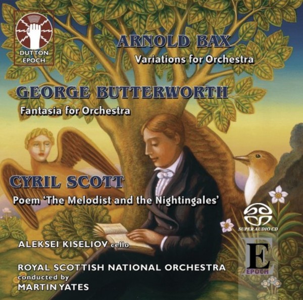 Scott - The Melodist and the Nightingales; Butterworth - Fantasia; Bax - Variations