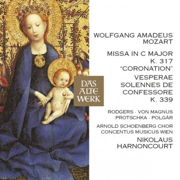 Mozart - Coronation Mass, Vesperae solennes de confessore | Warner - Das Alte Werk 2564648079