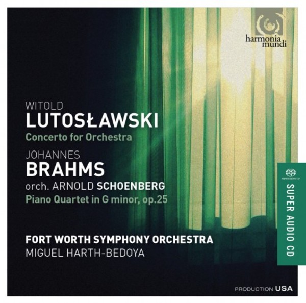 Lutoslawski - Concerto for Orchestra; Brahms orch. Schoenberg - Piano Quartet op.25 | Harmonia Mundi HMU807668