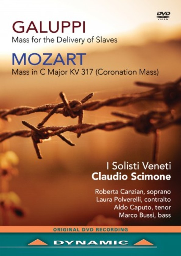 Galuppi - Mass for the Delivery of Slaves; Mozart - Coronation Mass (DVD)