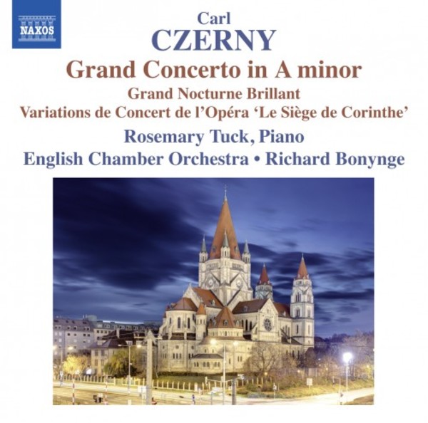 Czerny - Piano Concerto in A minor, Grand Nocturne brillant, Concert Variations on Le Siege de Corinth | Naxos 8573417