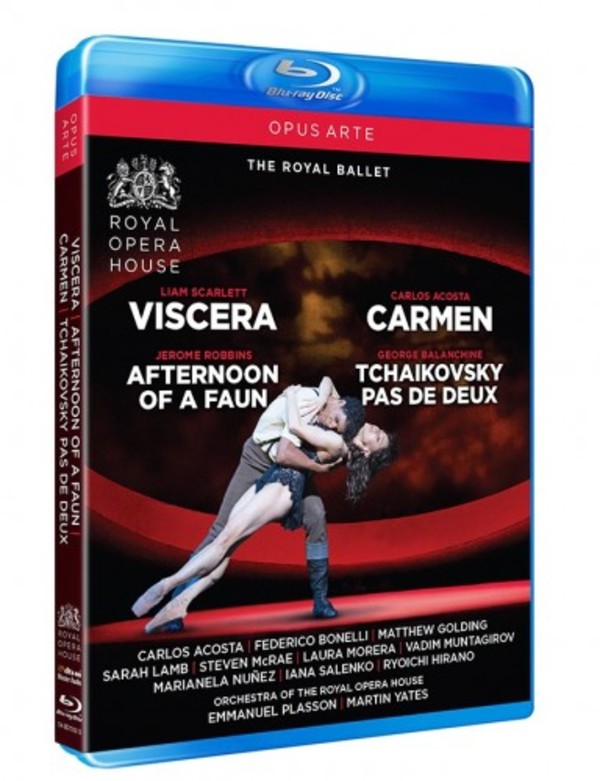 Viscera; Carmen; Afternoon of a Faun; Tchaikovsky pas de deux (Blu-ray)