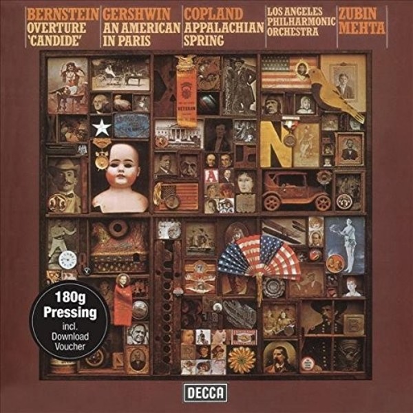 Bernstein - Overture Candide; Gershwin - An American in Paris; Copland - Appalachian Spring (LP)