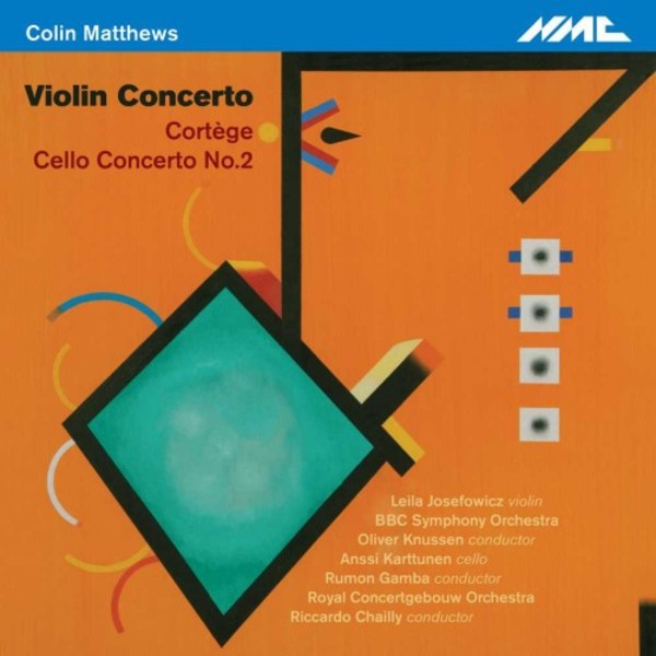 Colin Matthews - Violin Concerto, Cello Concerto no.2, Cortege | NMC Recordings NMCD227