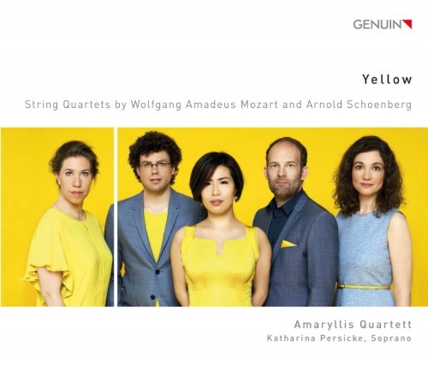 Yellow: String Quartets by Mozart & Schoenberg | Genuin GEN16438