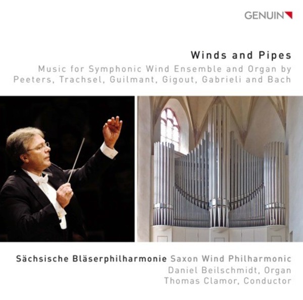 Winds & Pipes: Music for Symphonic Wind Ensemble & Organ | Genuin GEN16445