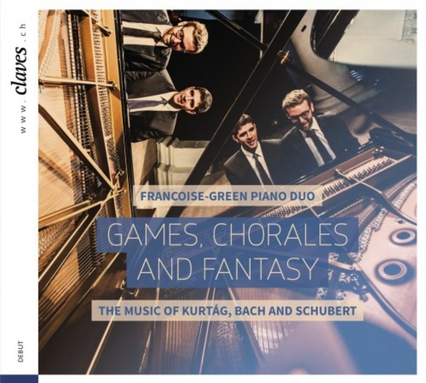 Games, Chorales and Fantasy: The Music of Kurtag, Bach and Schubert | Claves 501601