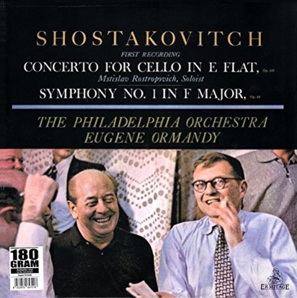 Shostakovich - Cello Concerto no.1, Symphony no.1 (LP) | Ermitage Classical LPVNL12701