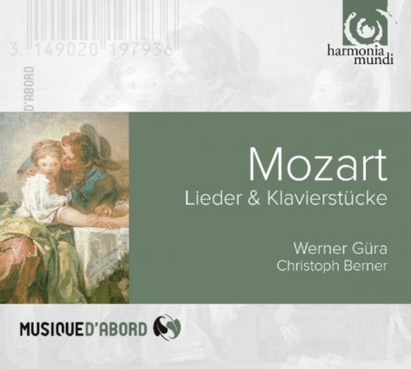 Mozart - Songs & Piano Pieces | Harmonia Mundi - Musique d'Abord HMA1951979