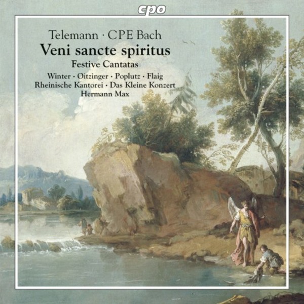 Veni sancte spiritus: Festive Cantatas by Telemann & CPE Bach | CPO 7779462