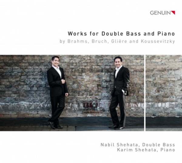 Works for Double Bass and Piano by Brahms, Bruch, Gliere & Koussevitzky | Genuin GEN17448