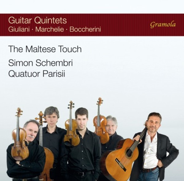 The Maltese Touch: Guitar Quintets | Gramola 99124