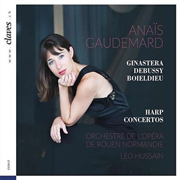 Ginastera, Debussy, Boieldieu - Harp Concertos | Claves CD1613