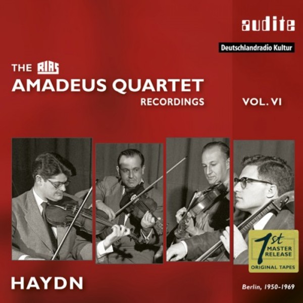 The RIAS Amadeus Quartet Recordings Vol.6: Haydn | Audite AUDITE21426