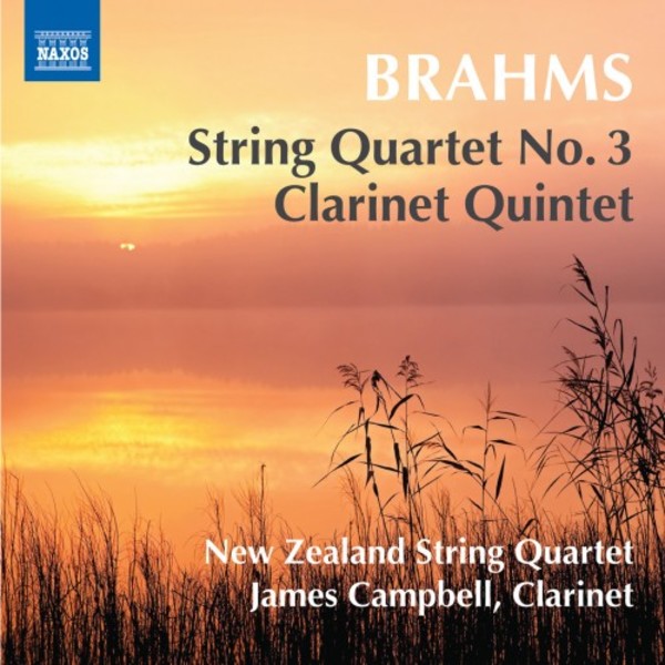 Brahms - String Quartet no.3, Clarinet Quintet | Naxos 8573454