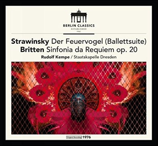 Stravinsky - The Firebird Suite; Britten - Sinfonia da Requiem | Berlin Classics 0300890BC
