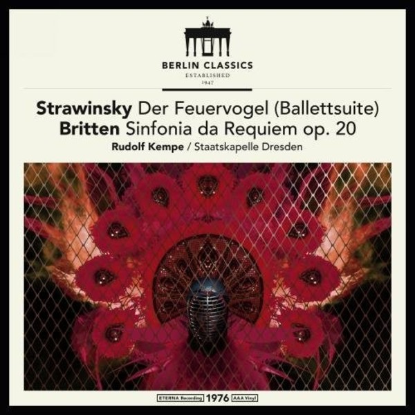 Stravinsky - The Firebird Suite; Britten - Sinfonia da Requiem (LP)