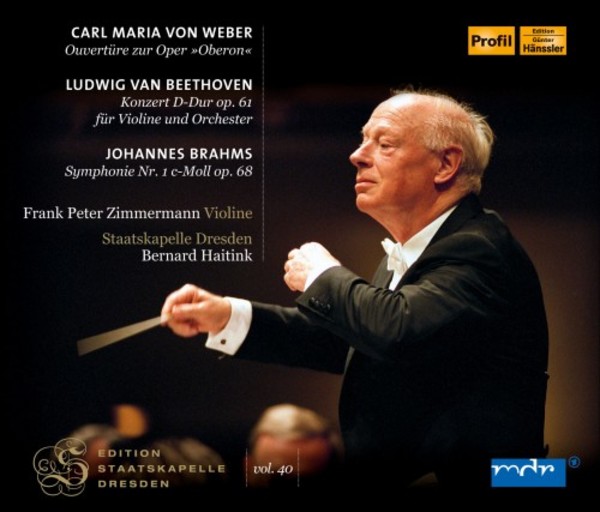 Edition Staatskapelle Dresden Vol.40: Beethoven - Violin Concerto; Brahms - Symphony no.1 | Haenssler Profil PH09036