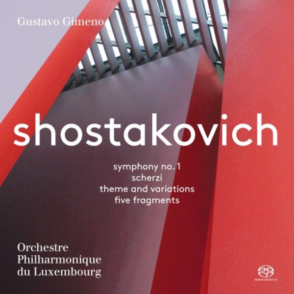 Shostakovich - Symphony no.1, Scherzi, Theme & Variations, 5 Fragments | Pentatone PTC5186622