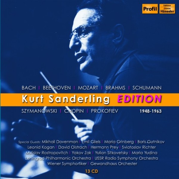 Kurt Sanderling Edition: Sanderling & Soloists 1948-1963 | Haenssler Profil PH17018