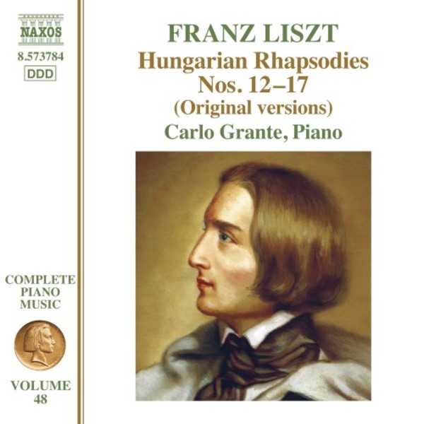 Liszt - Complete Piano Music Vol.48: Hungarian Rhapsodies 1217 (original versions)