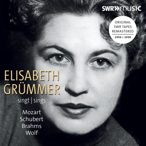 Elisabeth Grummer sings Mozart, Schubert, Brahms & Wolf | SWR Classic SWR19415CD