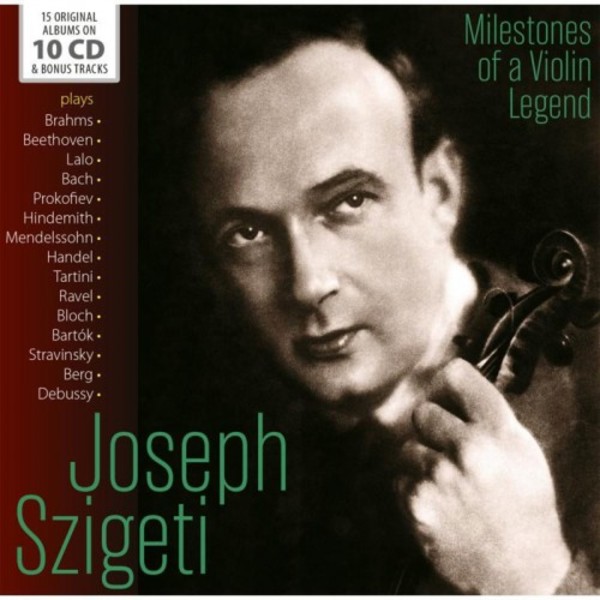 Joseph Szigeti: Milestones of a Violin Legend | Documents 600465