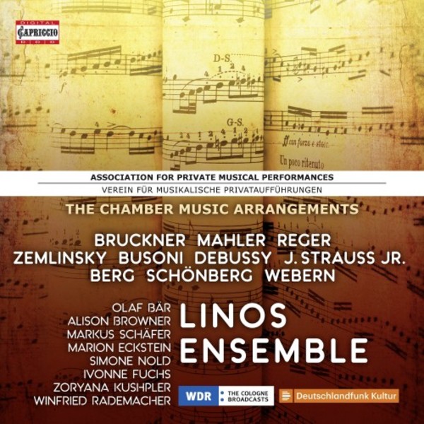Verein fur musikalische Privatauffuhrungen: The Chamber Music Arrangements