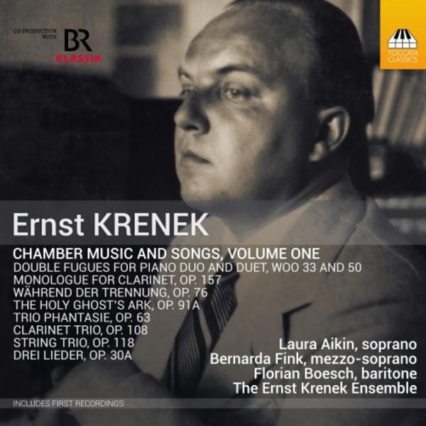 Krenek - Chamber Music and Songs Vol.1 | Toccata Classics TOCC0295