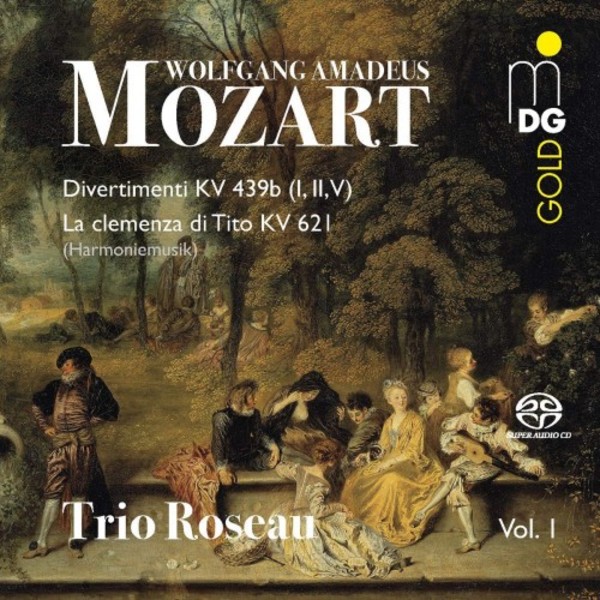 Mozart - 3 Divertimenti, La clemenza di Tito for Wind Trio