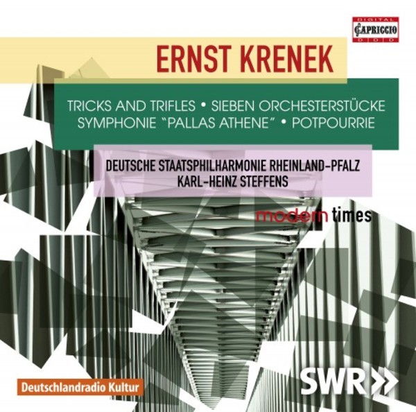 Krenek - Tricks and Trifles, 7 Orchestral Pieces, Symphony Pallas Athene, Potpourri