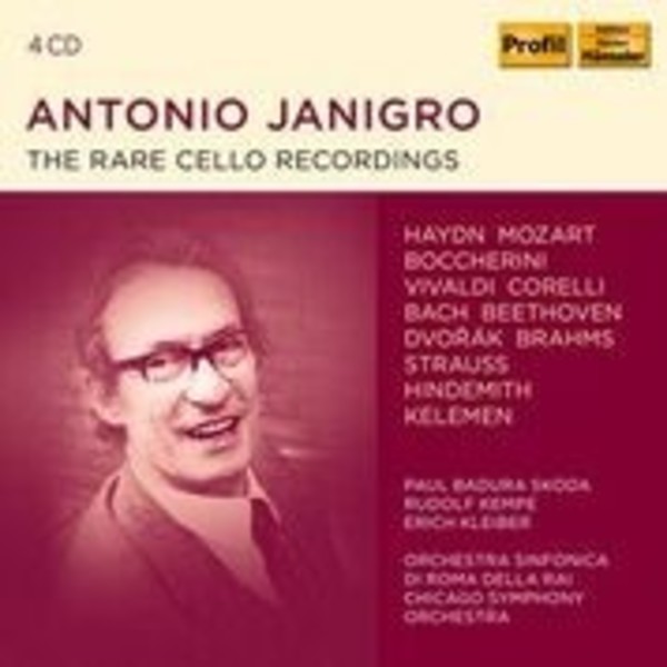 Antonio Janigro: The Rare Cello Recordings | Haenssler Profil PH20002