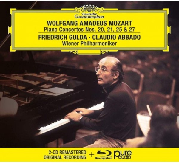 Mozart - Piano Concertos 20, 21, 25 & 27 (CD + Blu-ray Audio)