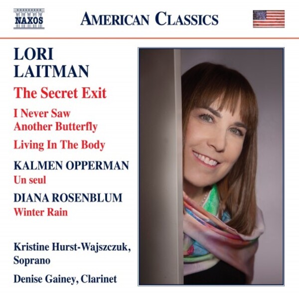 Laitman - The Secret Exit & Other Works for Voice and Clarinet | Naxos - American Classics 8559890