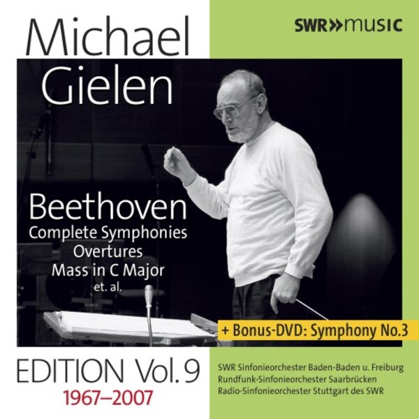 Michael Gielen Edition Vol.9: Beethoven - Symphonies 1-9, Overtures, Mass in C (CD + DVD)