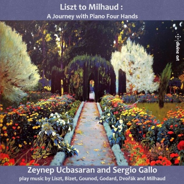 Liszt to Milhaud: A Journey with Piano Four Hands | Divine Art DDA25208
