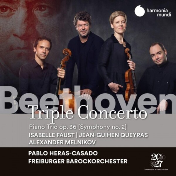 Beethoven - Triple Concerto, Symphony no.2 (arr. for piano trio)