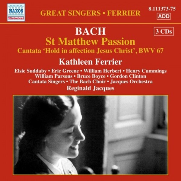 J S Bach - St Matthew Passion, Cantata BWV 67