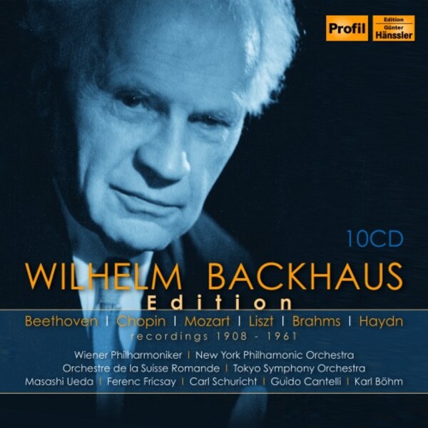 Wilhelm Backhaus Edition: Beethoven Chopin, Mozart, Liszt, Brahms, Haydn | Haenssler Profil PH21003