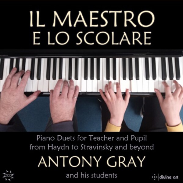 Il maestro e lo scolare: Piano Duets for Teacher and Pupil | Divine Art DDA21234