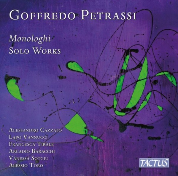 Petrassi - Monologi: Solo Works | Tactus TC901603
