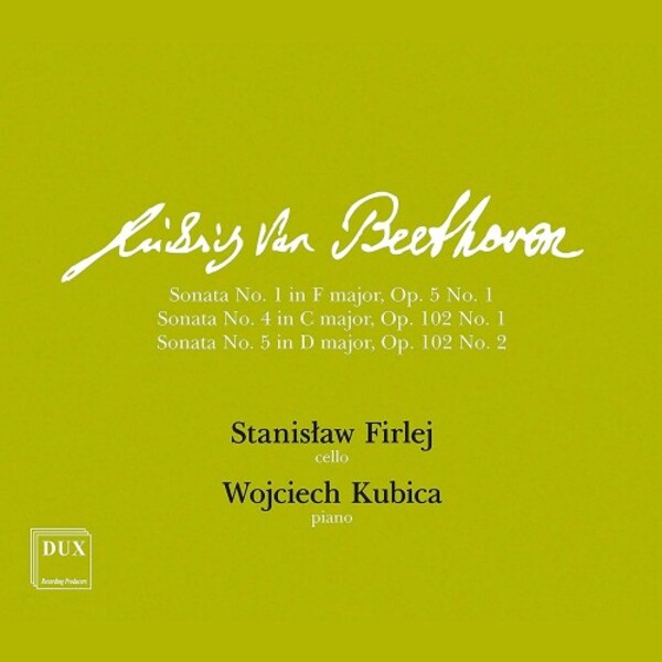 Beethoven - Cello Sonatas 1, 4 & 5