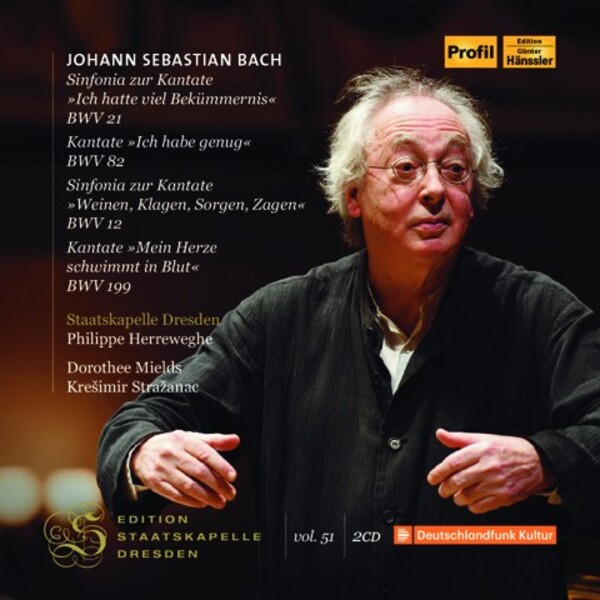 JS Bach - Cantatas 82 & 199, Sinfonias + Bonus CD | Haenssler Profil PH21024