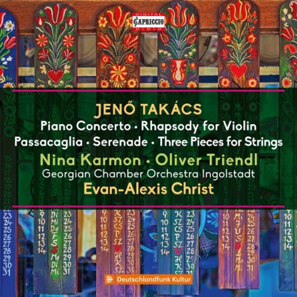 Takacs - Piano Concerto, Rhapsody for Violin, Passacaglia, etc. | Capriccio C5438