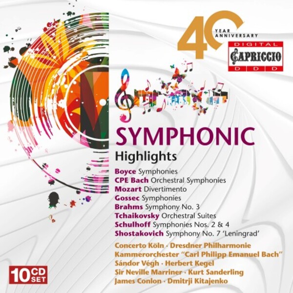 Capriccio 40-Year Anniversary: Symphonic Highlights | Capriccio C7388