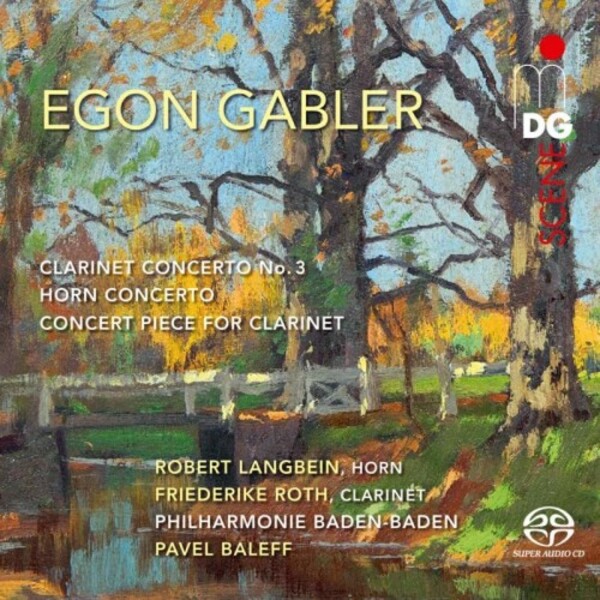 Gabler - Clarinet Concerto no.3, Horn Concerto, Concert Piece | MDG (Dabringhaus und Grimm) MDG9012230