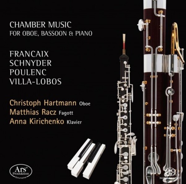 Francaix, Schnyder, Poulenc, Villa-Lobos - Chamber Music for Oboe, Bassoon & Piano | Ars Produktion ARS38302