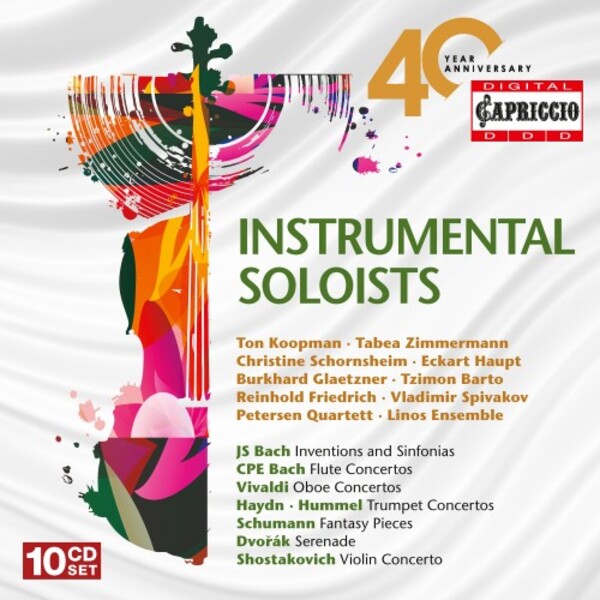 Capriccio 40-Year Anniversary: Instrumental Soloists | Capriccio C7399